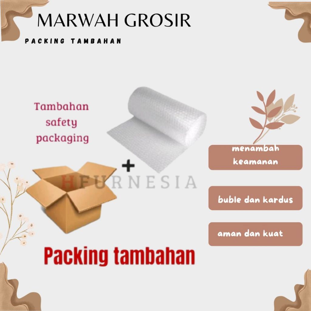

Bubble wrap dan kardus,packing tambahan supaya aman extra packing safety packing