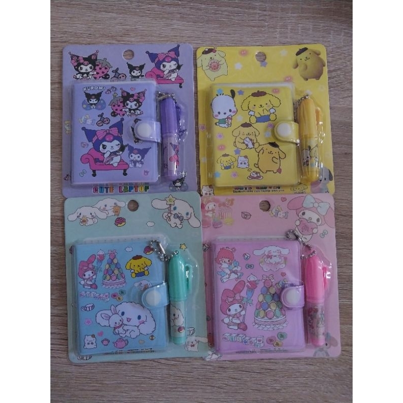

BUKU MEMO KANCING PEN SANRIO / NOTEBOOK KECIL NOTEBOOK MEMO