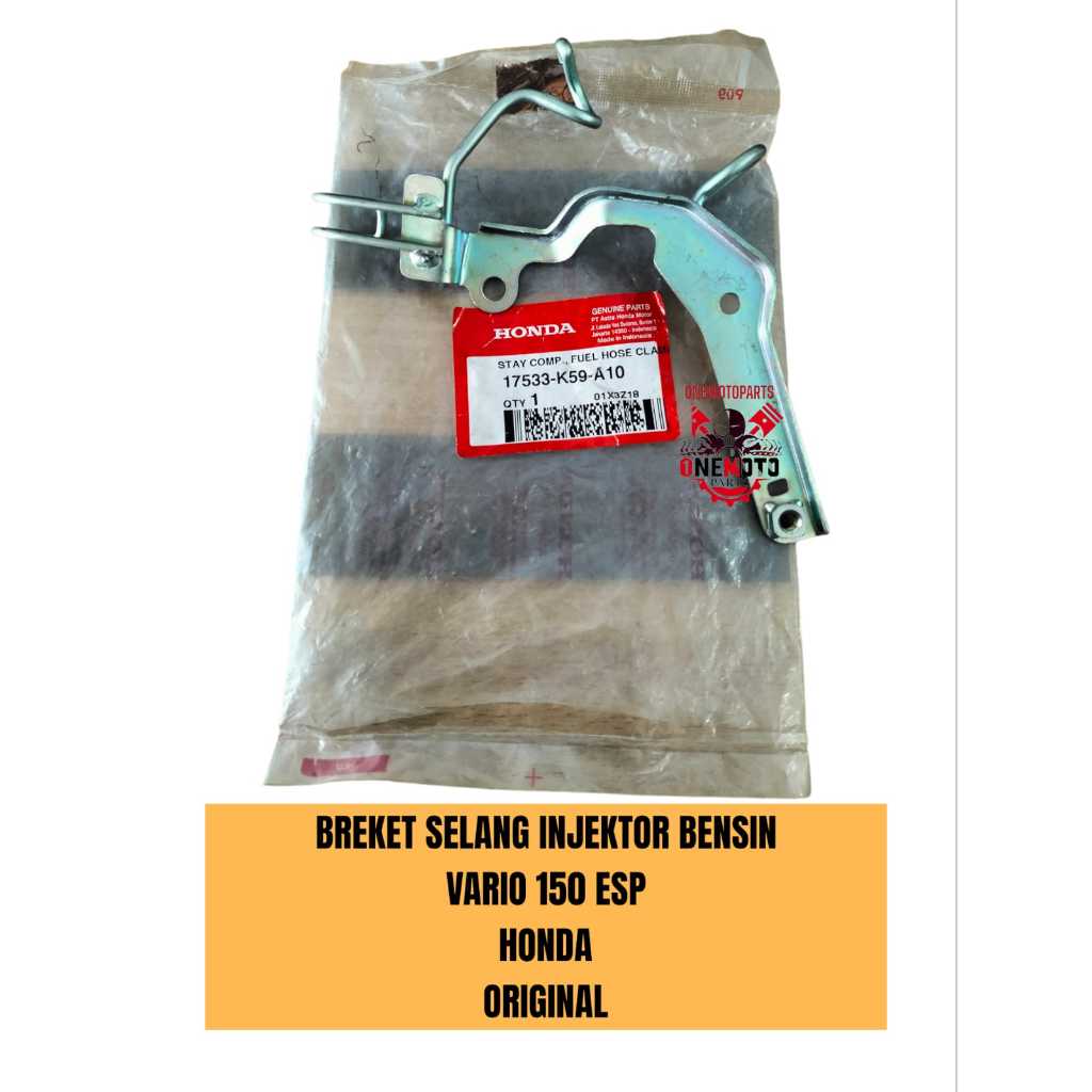 BREKET SELANG INJEKTOR BENSIN VARIO 150 ESP HONDA ORIGINAL 17533-K59-A10