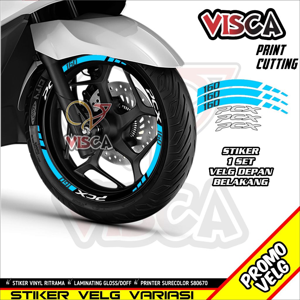 Stiker Velg Pcx List Velg Motor Stiker Velg Ring 14 Pcx 160