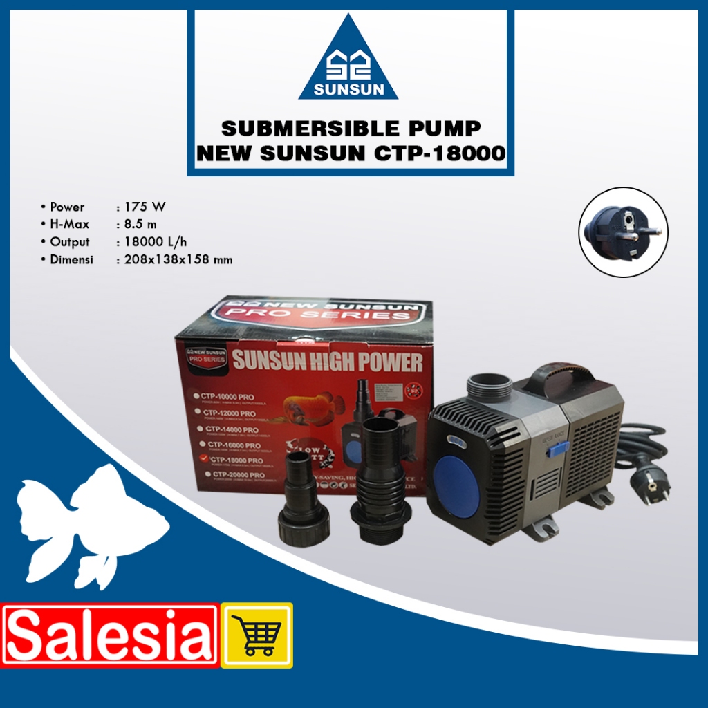 POMPA CELUP NEW SUNSUN CTP 18000 PRO / NEW SUNSUN CTP 20000 PRO