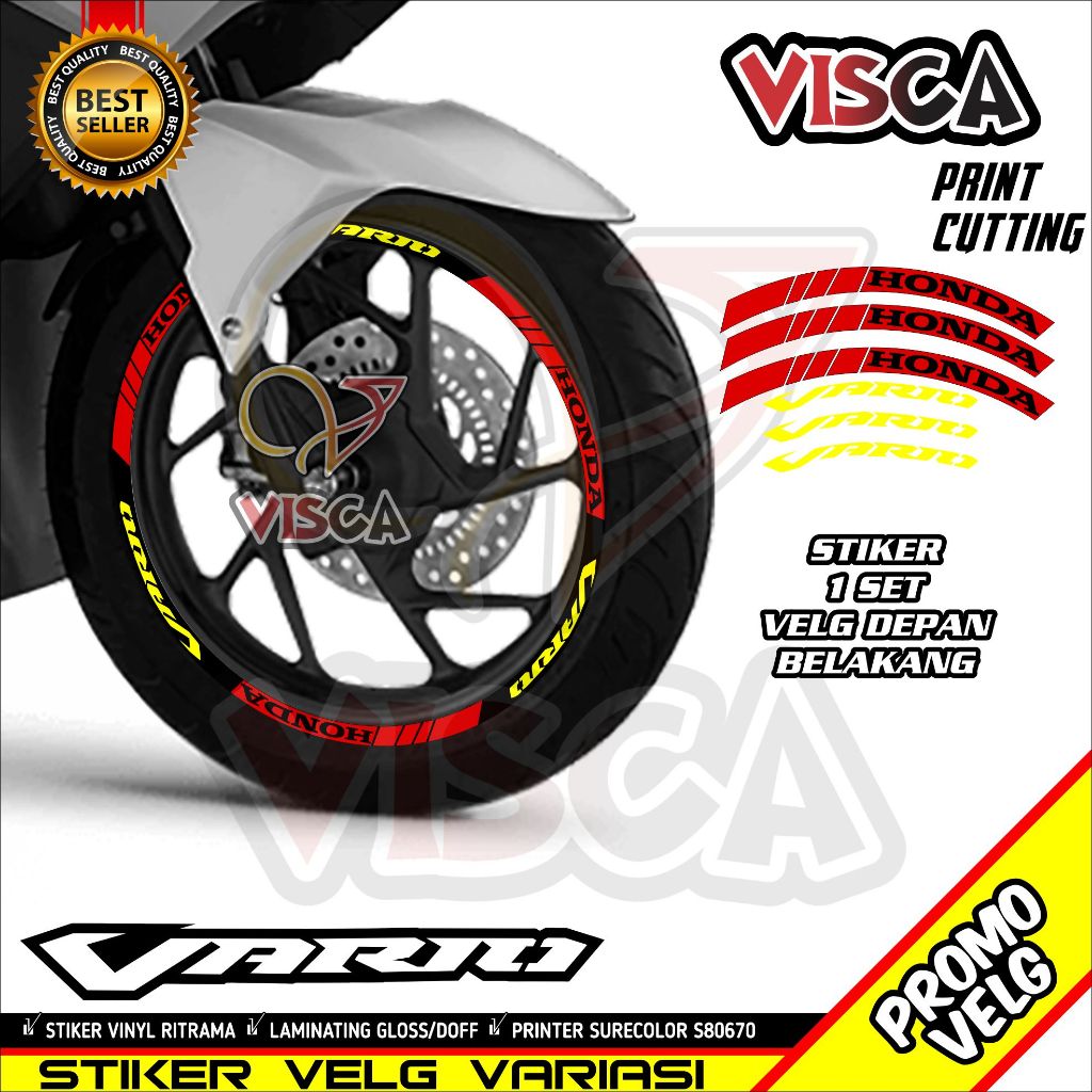 Stiker Velg Vario List Velg Motor Stiker Velg Ring 14 Vario 02