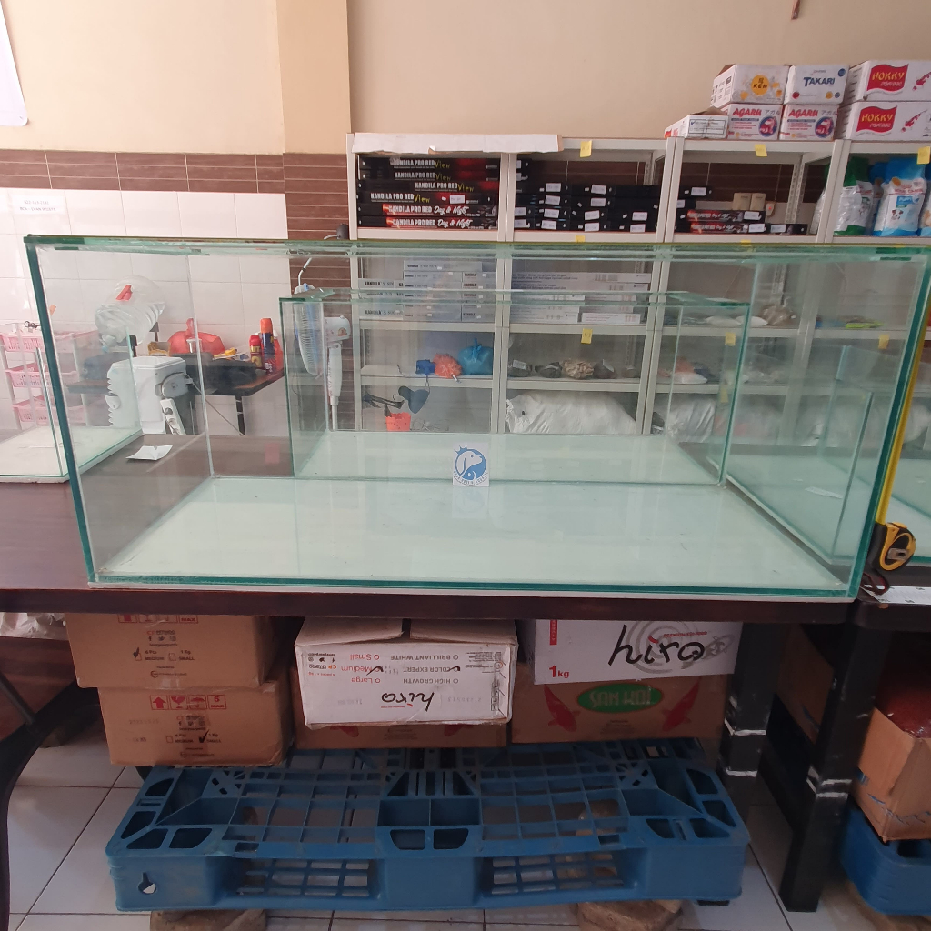 TANK AQUARIUM AKUARIUM IKAN KACA 8MM 8 MM UKURAN 120CM X 50CM X 50CM