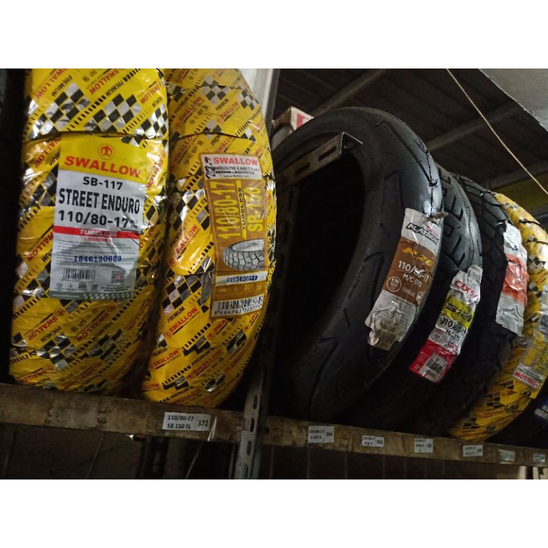 Ban Tubeless 110/80-17