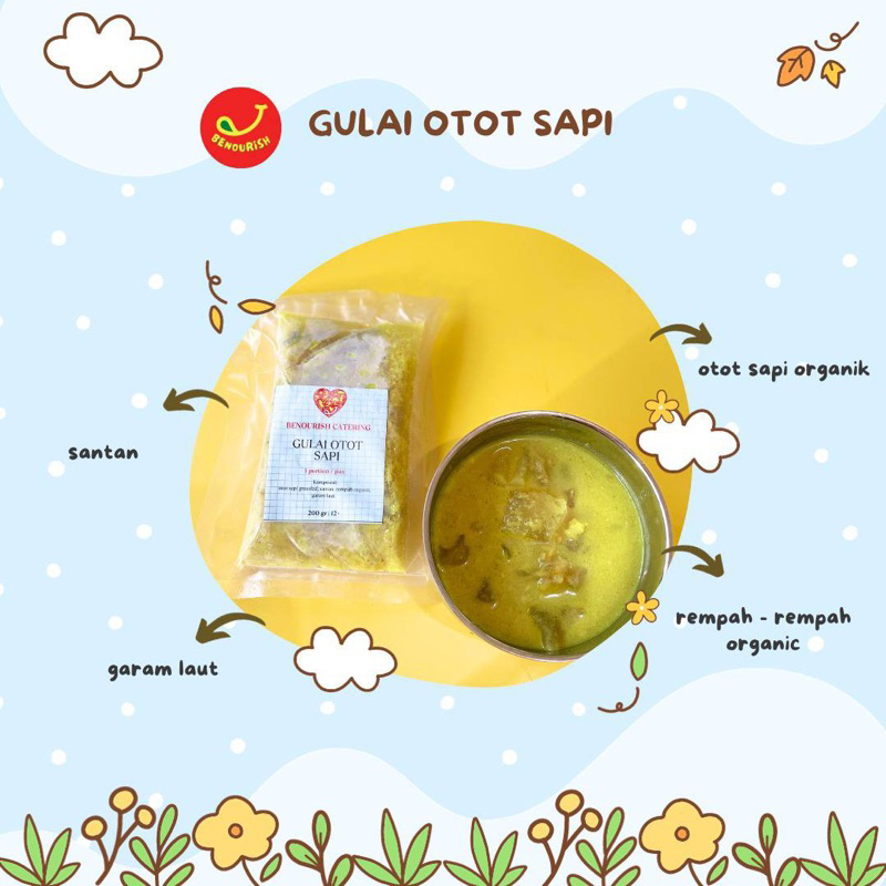 

Benourish Catering Menu Berkuah 12+ 200 gr