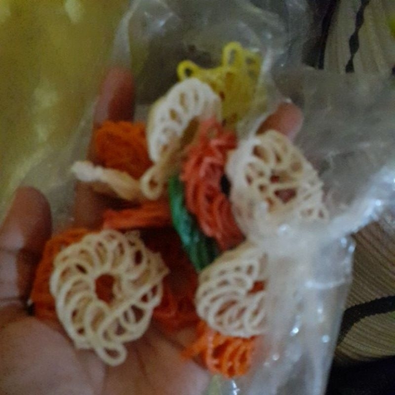 

kerupuk kera sakti/ bunga warna-warni atau kerupuk seblak rafael warna