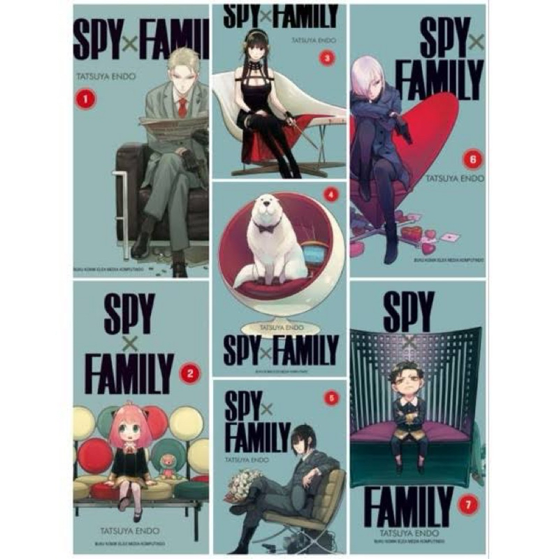 

Komik Spy x Family preloved vol 1-6