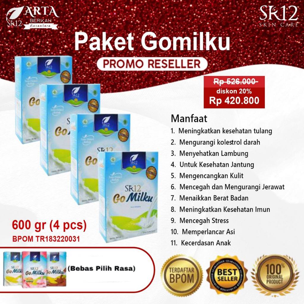 

Paket Solusi Sehat /Gomilku Susu Atasi Gejala Permasalahan penyakit tanpa ke dokter