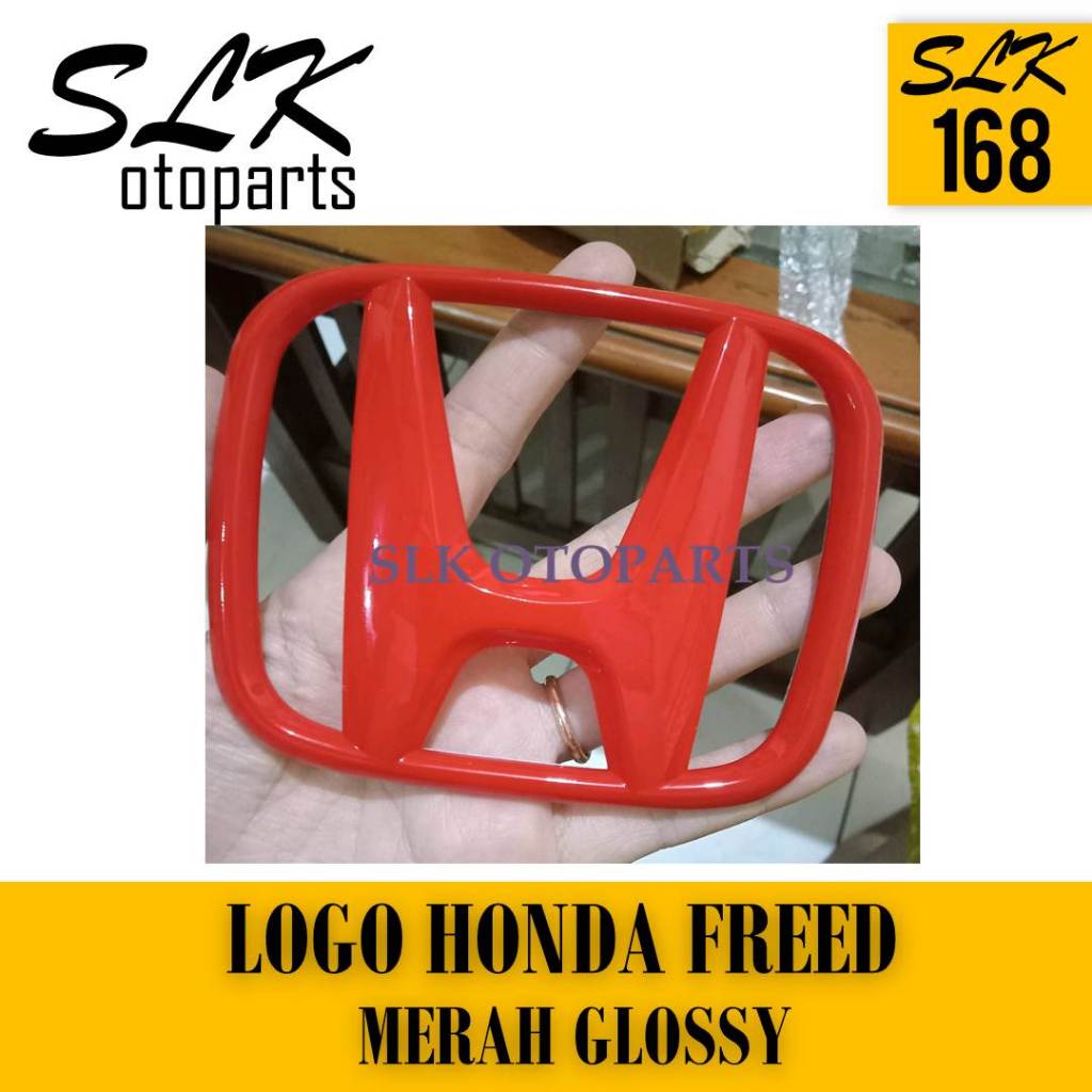 SLK168- Emblem Logo Honda Freed, Lambang Honda FREED Depan - Belakang, Tulisan FREED AST