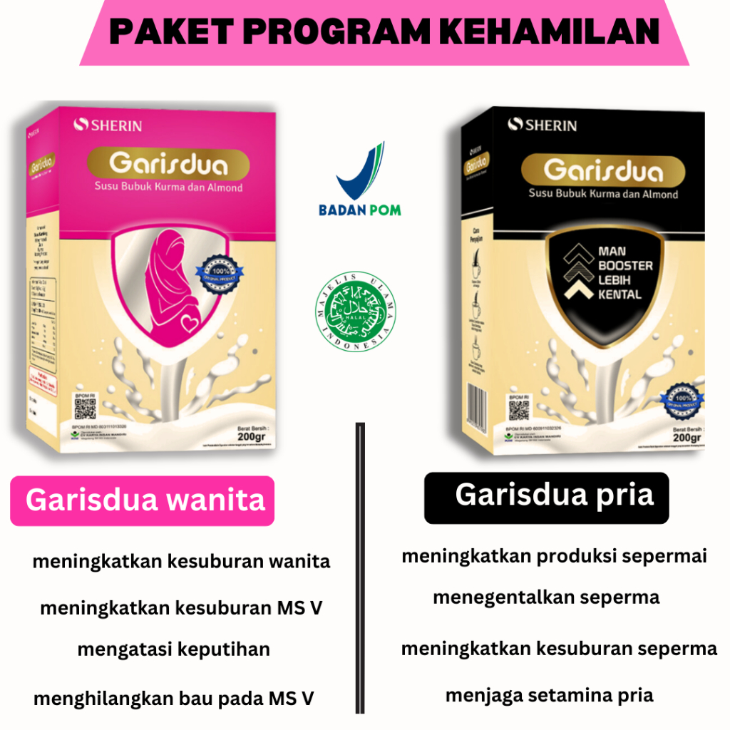

Susu PROMIL For women dan men 200g - Susu etawa PREMIUM GARISDUA garis dua