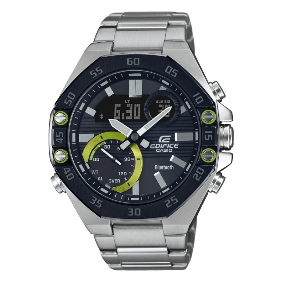 Original 100% Casio EDIFICE ECB-10DB-1ADF - Jam Tangan Pria Casio - Stainless - Hijau