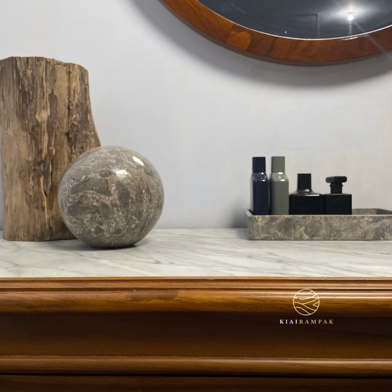 KIAI KOCH - Marble serving tray luxurious Grade A Grade A Grade A