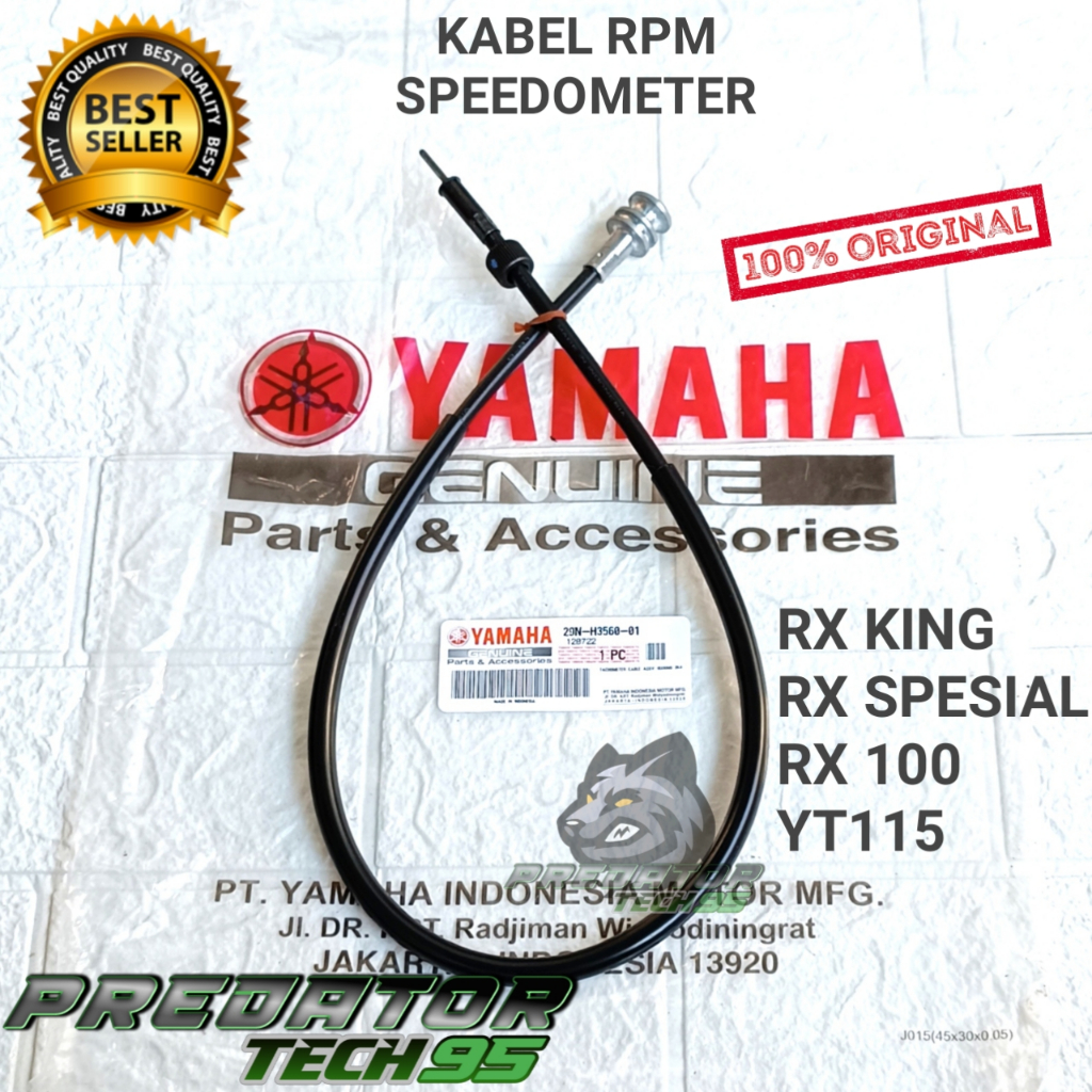 KABEL SPEEDOMETER SPIDO RPM KILOMETER ORIGINAL YAMAHA RXK RX KING RXKING RX SPESIAL RX100