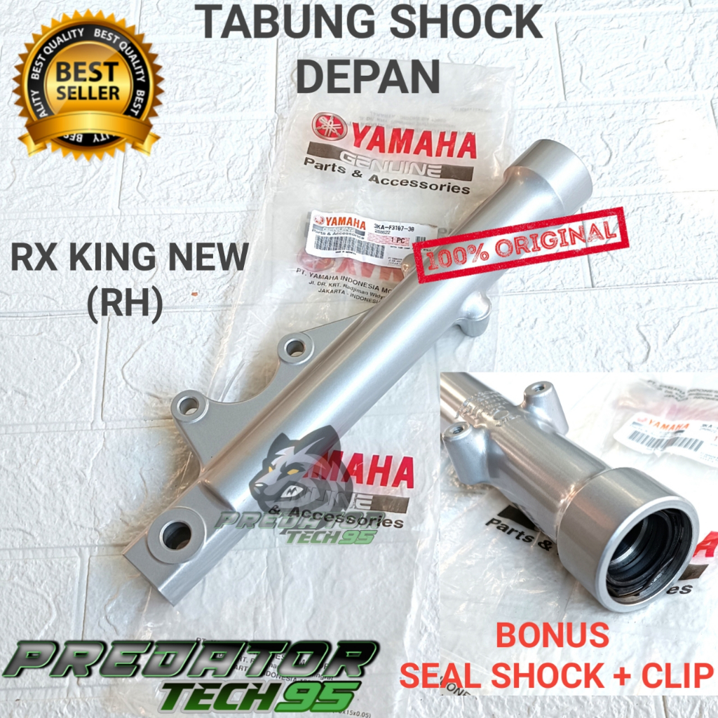 TABUNG AS SHOCK SHOK BOTTOM DEPAN KANAN RH ORIGINAL YAMAHA RXKING MUDA RX KING NEW
