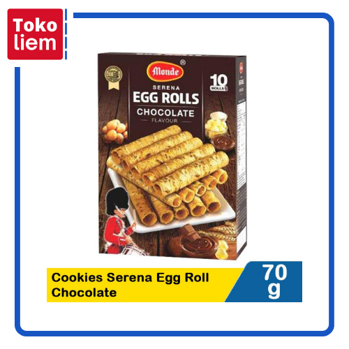 

Monde Cookies Serena Egg Roll Chocolate 70G