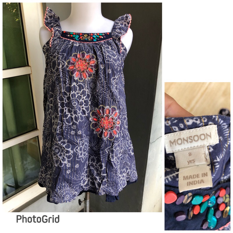 dress anak monsoon etnik