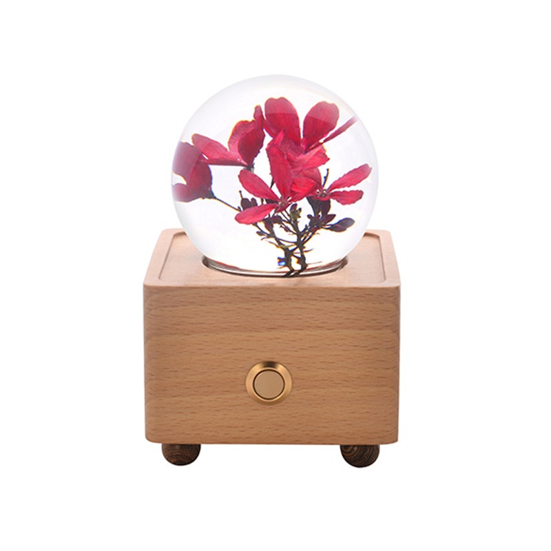 Preserved Flower Bluetooth Speaker - The Beginning Indonesia - Kado Pacar Sahabat Pasangan Cewek Cewe - Untuk Ulang Tahun Anniversary