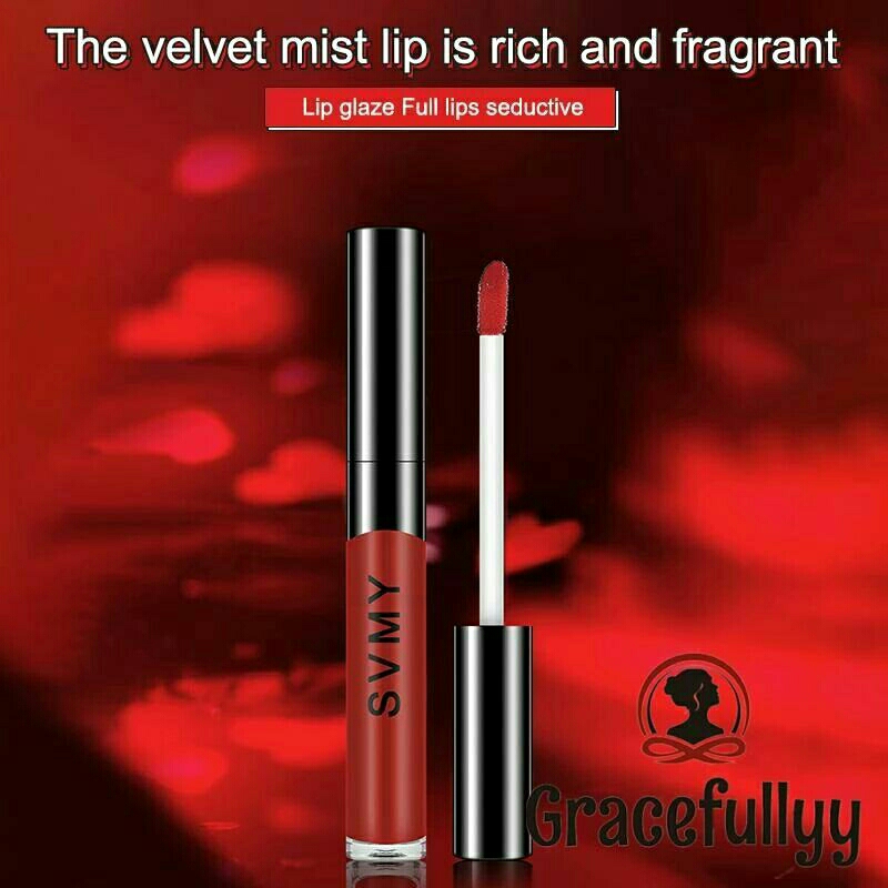Lameila SVMY lipstik velvet lipglaze liquid matte lipglos