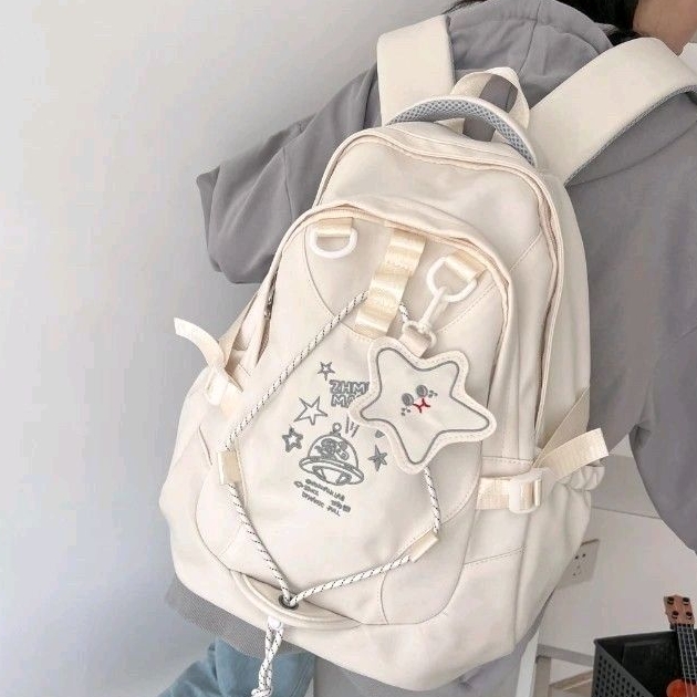 Tas Ransel Wanita Kerja/Tas Kulit Garut /Tas Ngantor Muat Laptop /Tas Gendong Bahu Punggung Cewe / R
