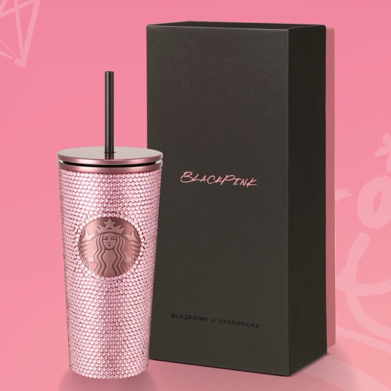 [READY SIAP KIRIM] Rhinestone Tumbler Starbucks x Blackpink Lisa’s Pick