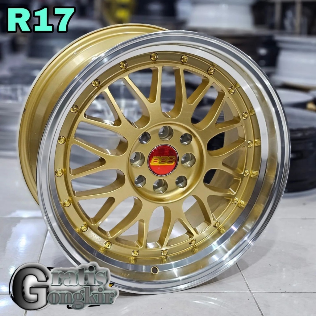 velg BBS LM ring 17x75/85 velg mobil racing mobilio jazz yaris freed avanza livina xenia dll