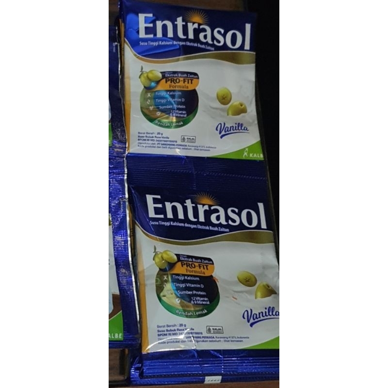 

Entrasol Sachet rasa vanila 10x20gr