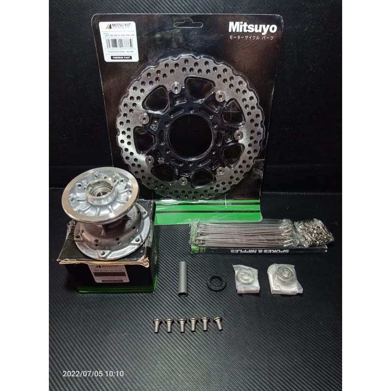 Tromol depan KLX dtracker set Piringan Cakram