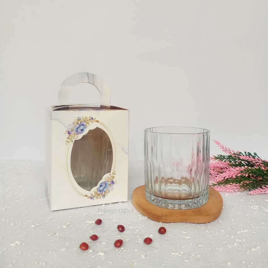 SOUVENIR GELAS PICCA KACA | GELAS KACA BENING CITINOVA | SOUVENIR WEDDING UNIK | GELAS KOPI | SOUVEN