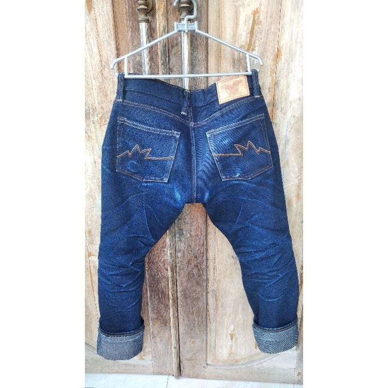 denim mischief iron label st 001 22oz size 32