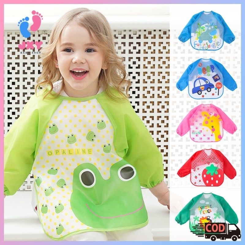 Makassar celemek baju anak Baby Bib/Bib bayi tahan air/ Clemek Makan Bayi Anti Air/Celemek baju bayi