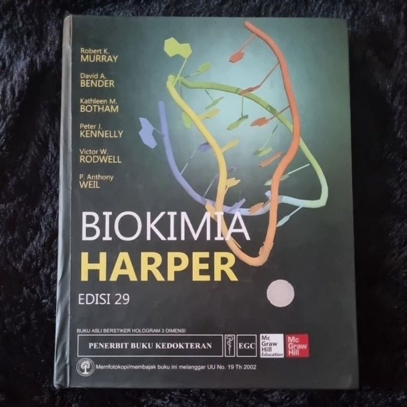 (Preloved/ORIGINAL) Biokimia Harper Buku Teks Ajar Kedokteran Text Book Edisi 29 ed. 29th