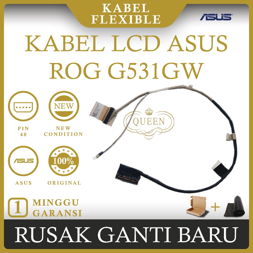 KABEL FLEXIBLE LCD LAPTOP ASUS ROG G531 G531GW (PIN 40) ORIGINAL