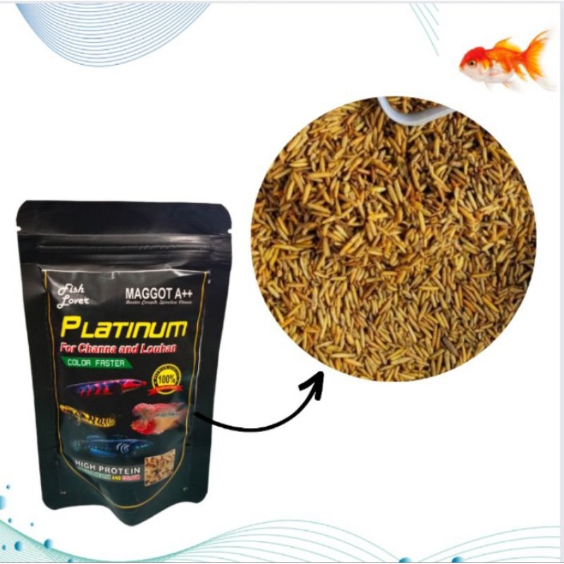Makanan Ikan FISH LOVER MAGGOT PLATINUM SACHET 30GR