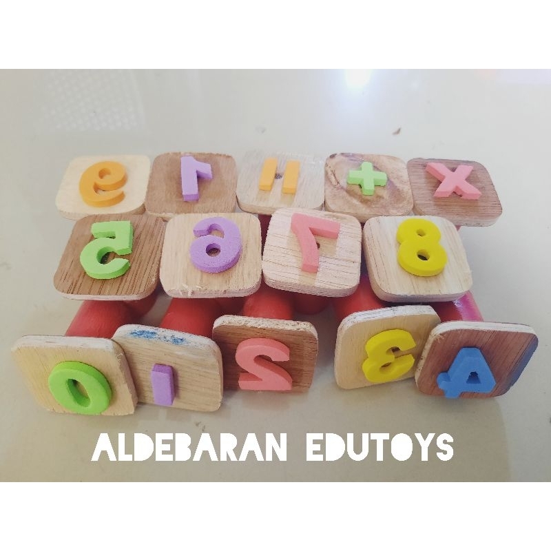 

(ALDEBARAN EDUTOYS) 1 SET STEMPEL ANGKA