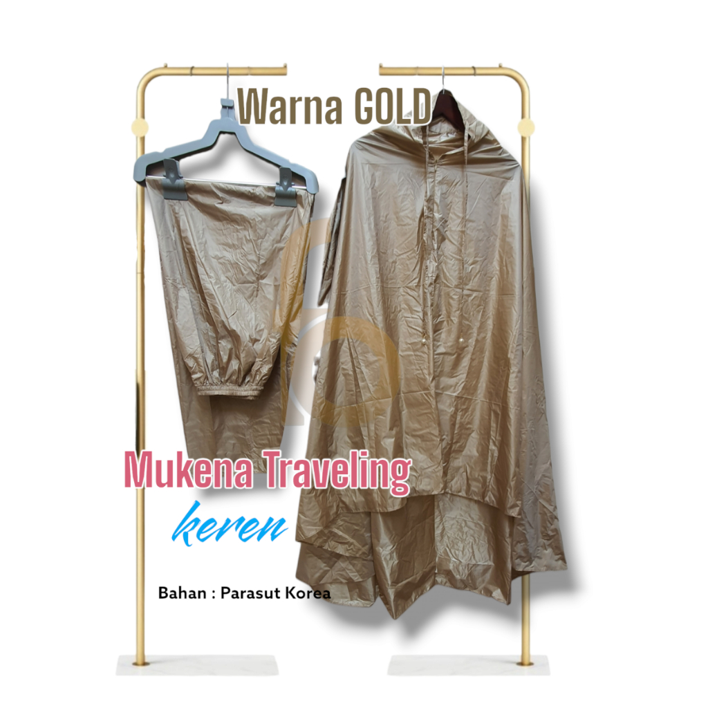 Mukena Traveling bahan Parasut Korea