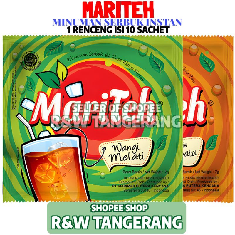 

Minuman Mariteh Serbuk 1 Renceng Isi 10 Sachet