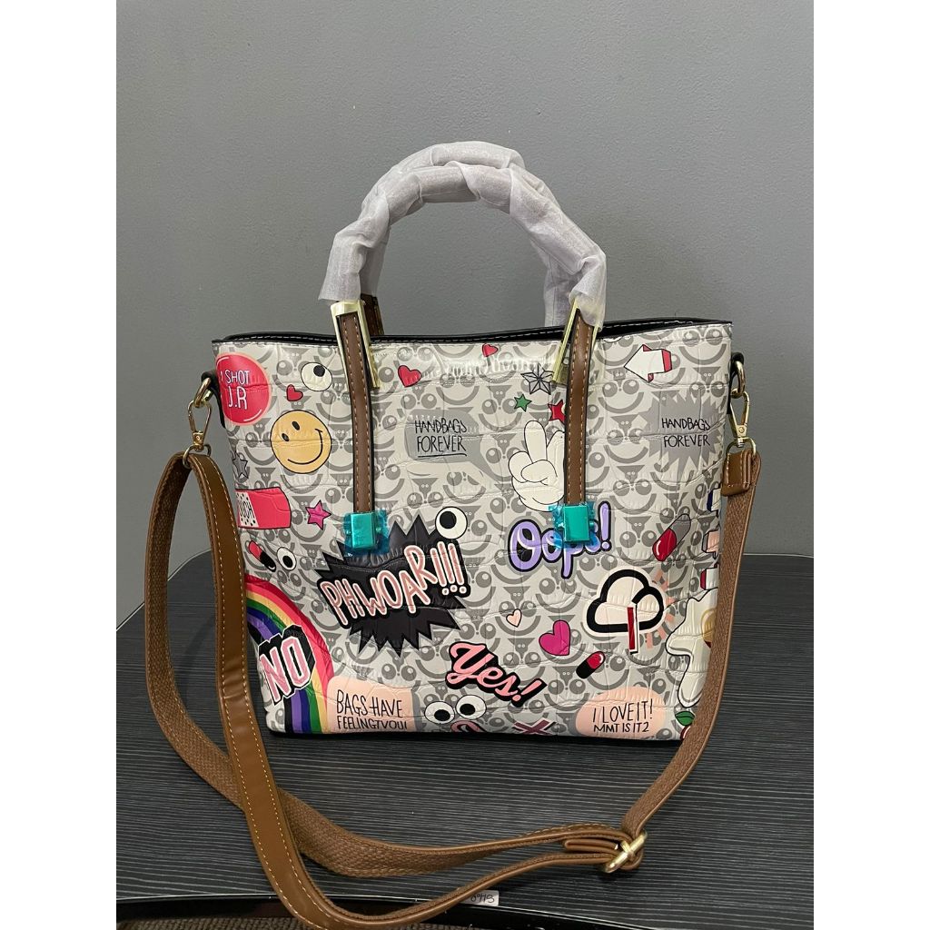 MCM BW tote bag