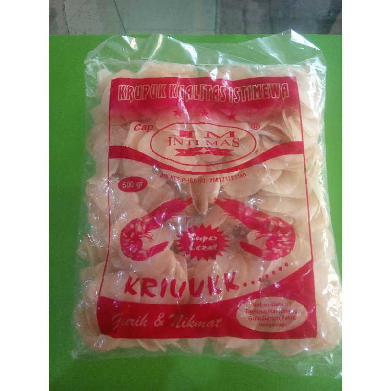 

Kerupuk Udang Putih 500g