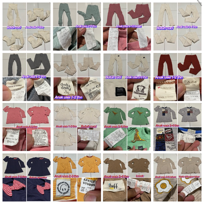 BAJU ANAK PRELOVED BRANDED/CELANA ANAK PRELOVED/SETELAN ANAK BRANDED