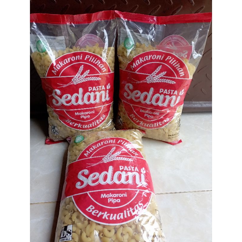 

Sedani makaroni rebus bentuk pipa pasta sedani 1kg