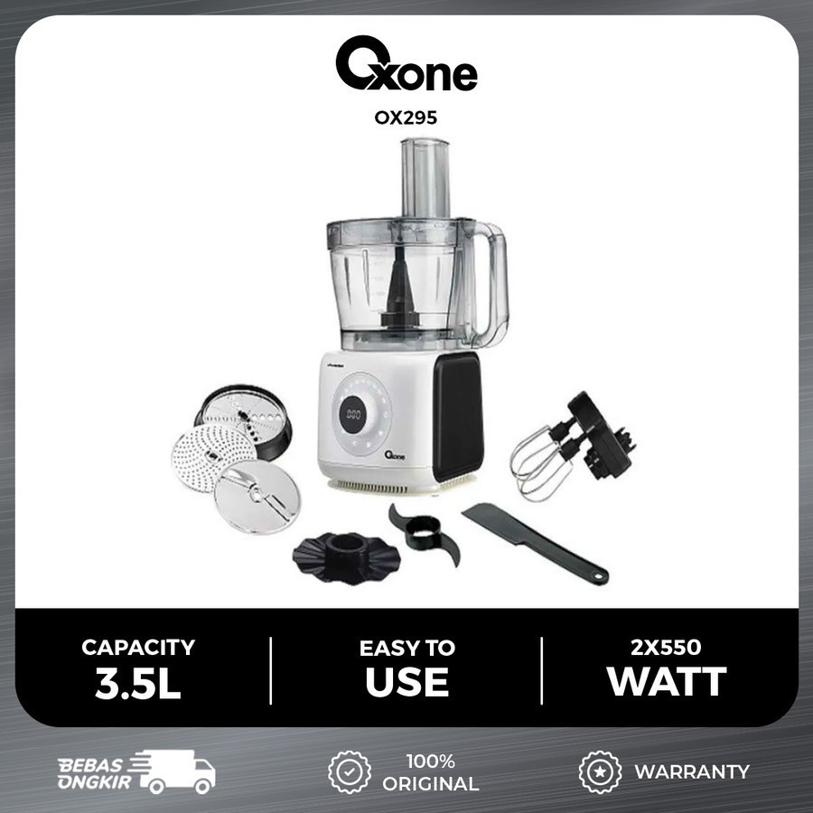 OXONE OX-295 Food Processor 2 Liter OX295 Gilingan Daging dan Bumbu