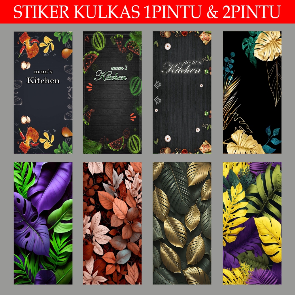 STIKER KULKAS, WALLPAPER KULKAS