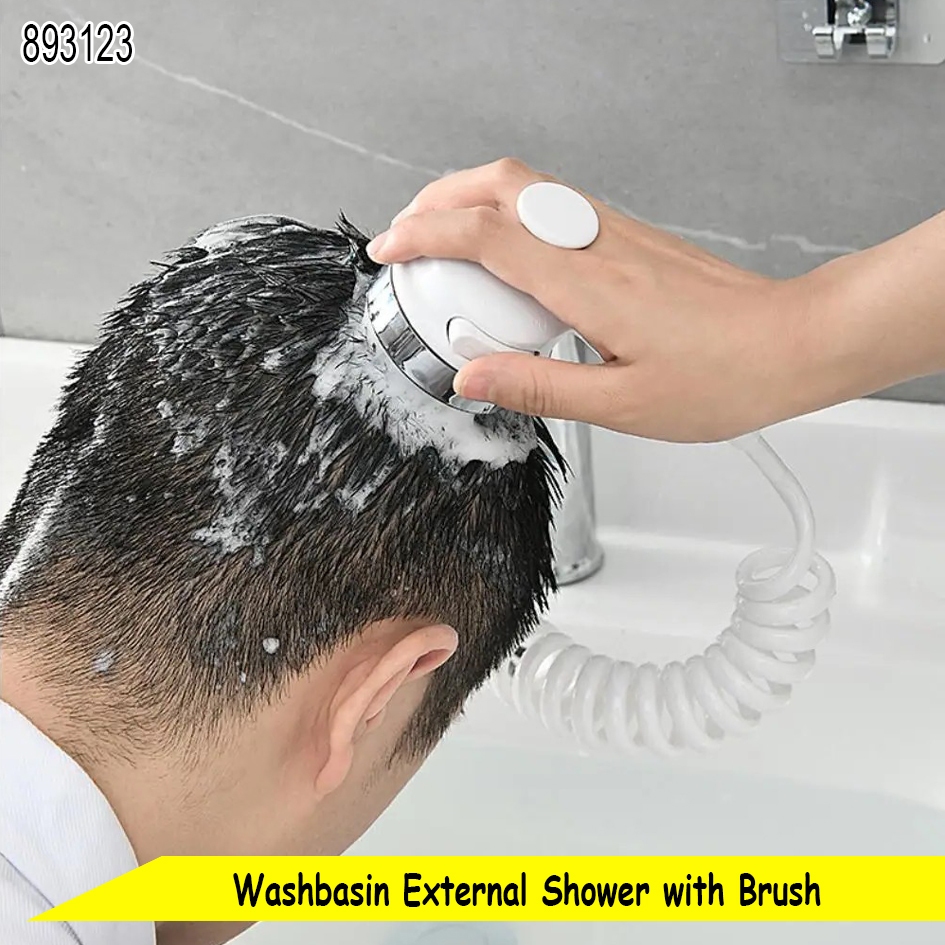 Wastafel Shower Head Brush Kamar Mandi Washbasin External Shower Cuci Rambut Keramas