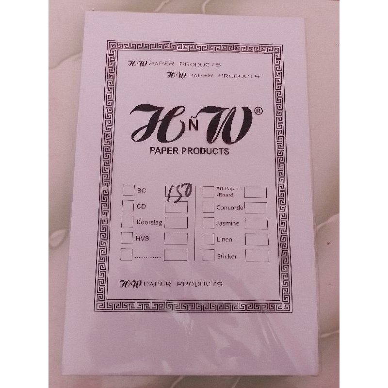 

Kertas Tebal Bufallo/BC 150gsm Ukuran F4