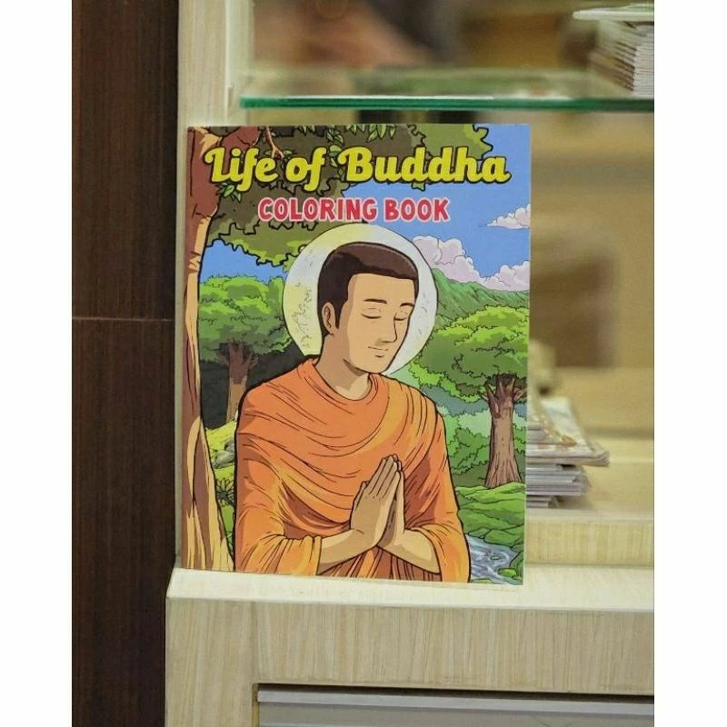 

life of buddha coloring colouring book buku mewarnai anak sekolah minggu agama buddha buddhist