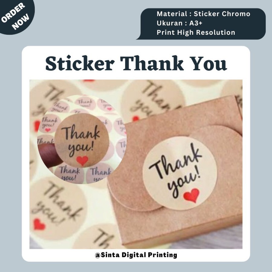 

Sticker Thankyou 1 Roll 500Pcs / Sticker Thank You / Sticker Amplop / Stiker Terima Kasih Stiker terima kasih 500pcs