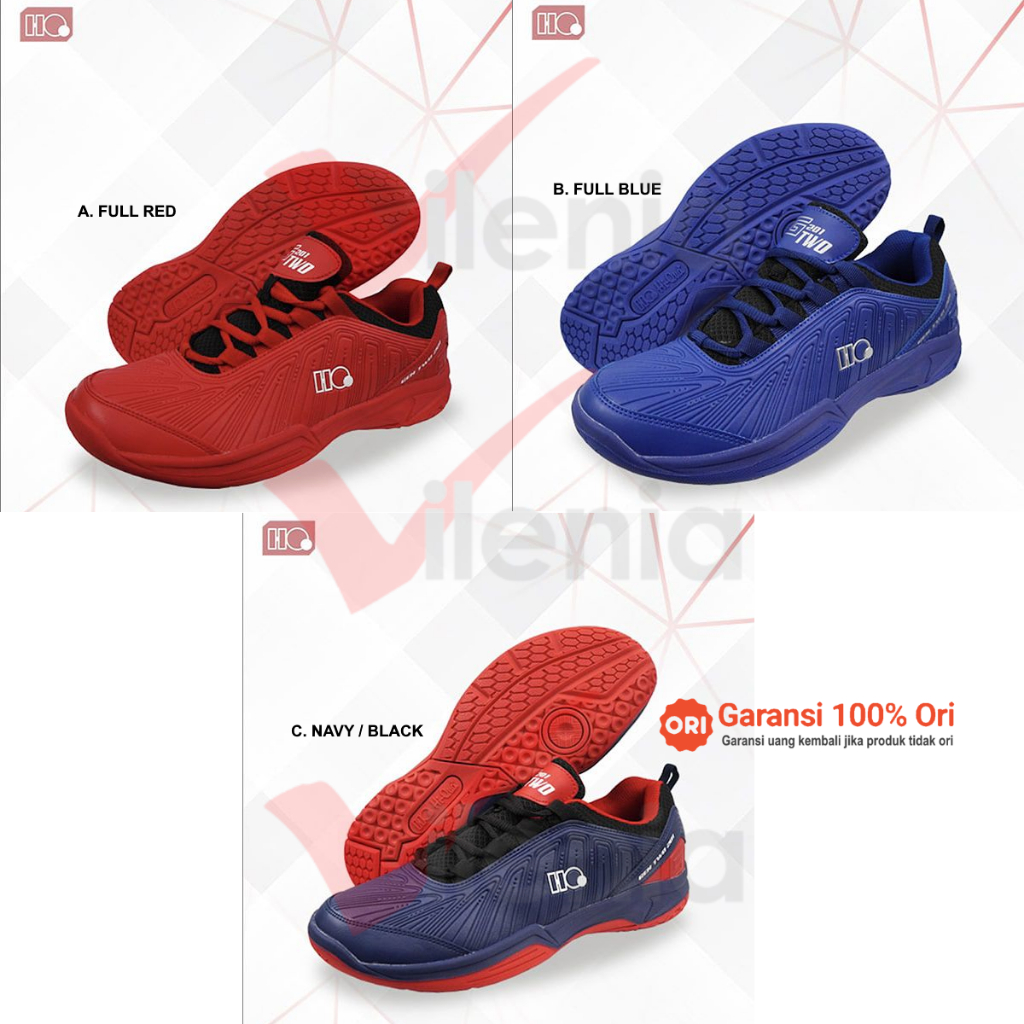 Sepatu Badminton G2 / Bulutangkis Hiqua Gen Two / G-Two Hi-Qua Original