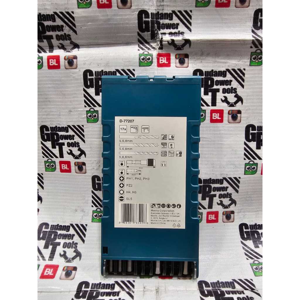 Mata Bor Set Mata Bor Besi Kayu Obeng Set Lengkap MAKITA