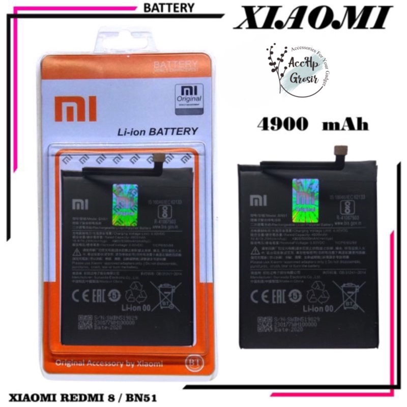 Batre Baterai BN 51 Redmi 8 / Redmi 8A / Redmi 8 Pro BN51 Battery Batrei Batrai BN 51