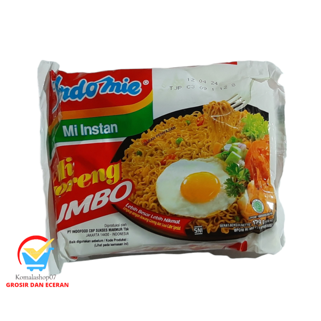 

INDOMIE MIE INSTAN GORENG JUMBO 129G